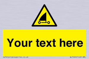 Custom Warning sand yachting